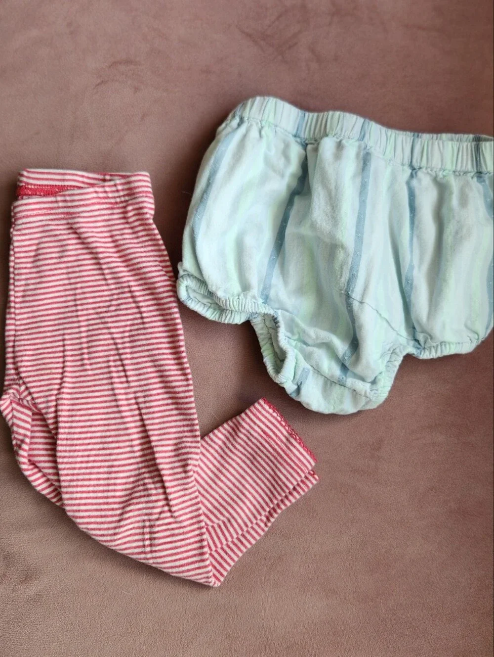 Fancy Diaper Cover Bottoms With Bow, Carter's Striped Red Leggings